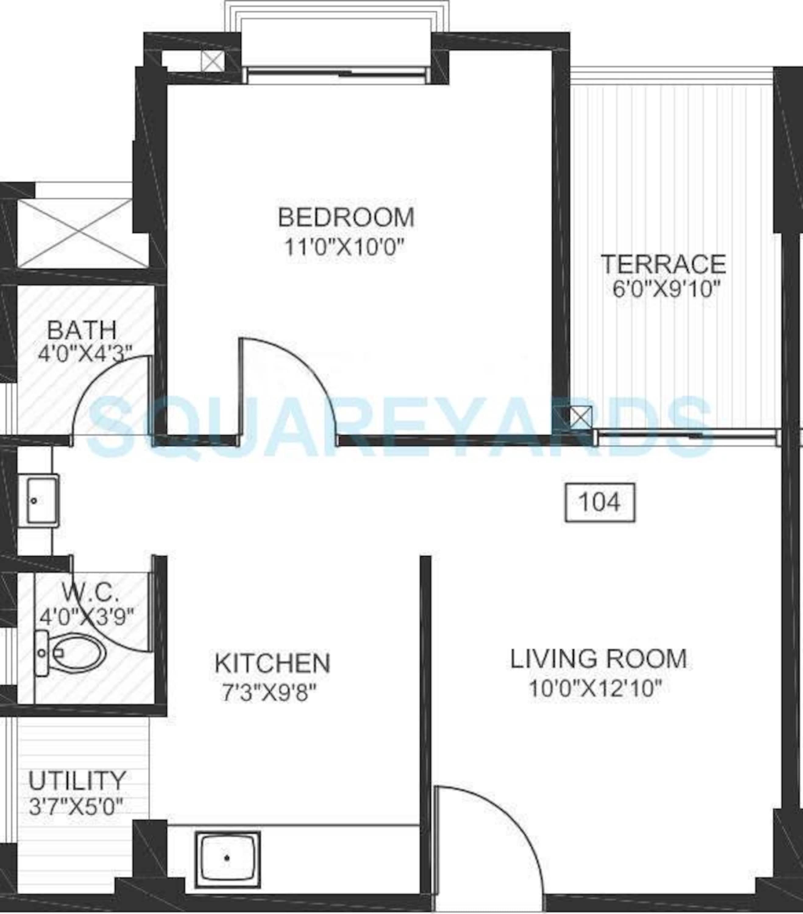 godrej horizon apartment 1bhk 640sqft 10866
