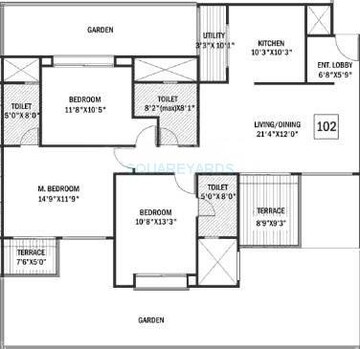  3 BHK Apartment at Godrej Horizon, Mohammadwadi – for Rent