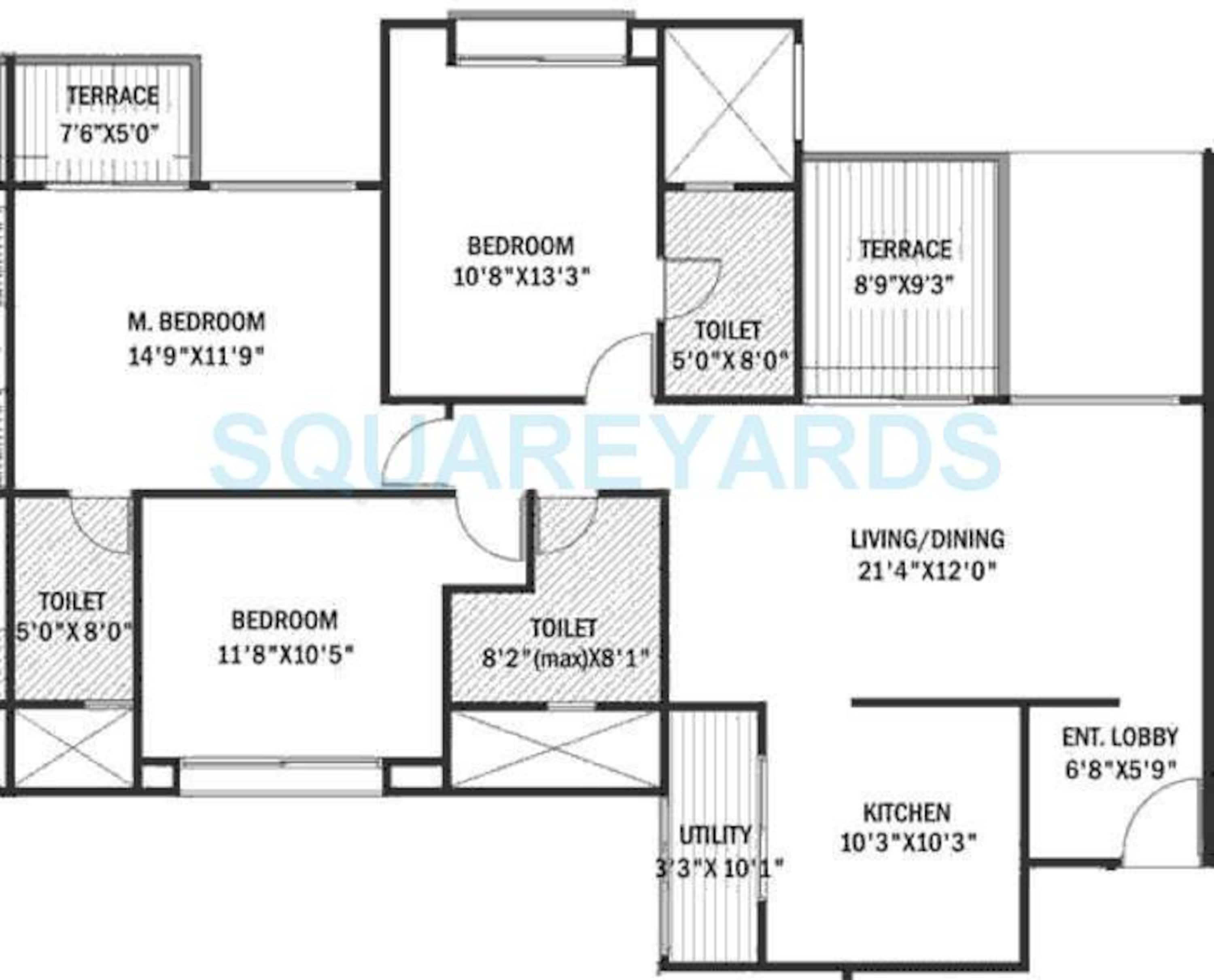 godrej horizon apartment 3bhk 2031sqft 10872