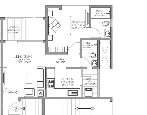 Other, godrej-infinity 1 Bedroom 504 Sq.Ft. Apartment In Keshav Nagar Pune 7812272