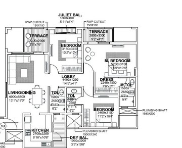 3 BHK Apartment at Godrej Infinity, Keshav Nagar – for Sale