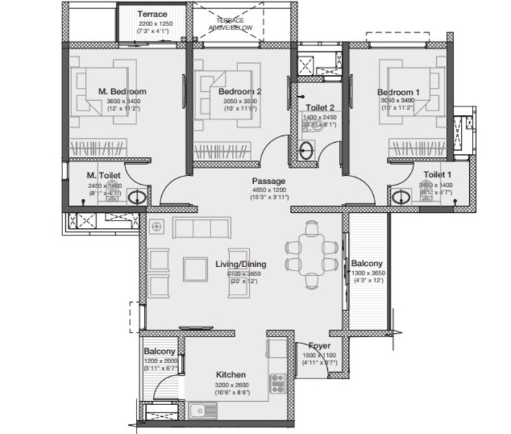 Other, godrej-nurture-pune 3 Bedroom 1100 Sq.Ft. Apartment In Mamurdi Pune 8762972