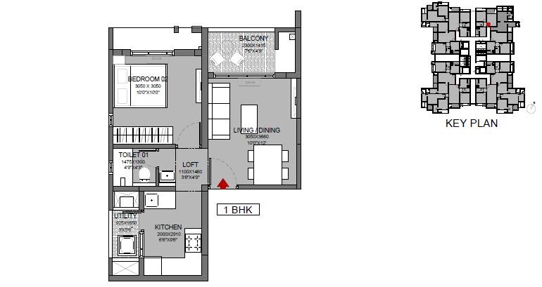  1 BHK Apartment at Godrej Park Ridge, Manjari – for Rent