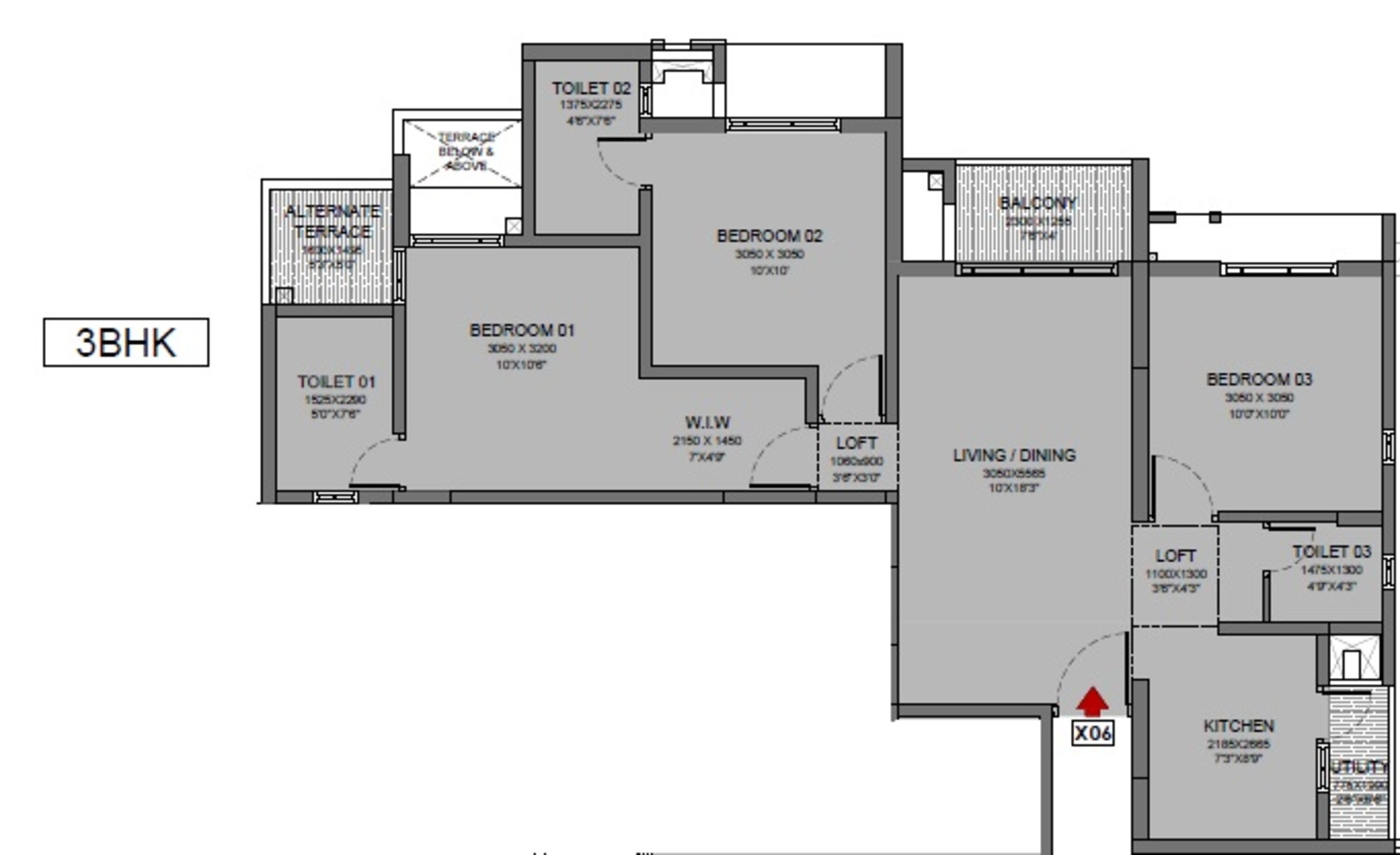 godrej park ridge apartment 3 bhk 714sqft 20212413172451