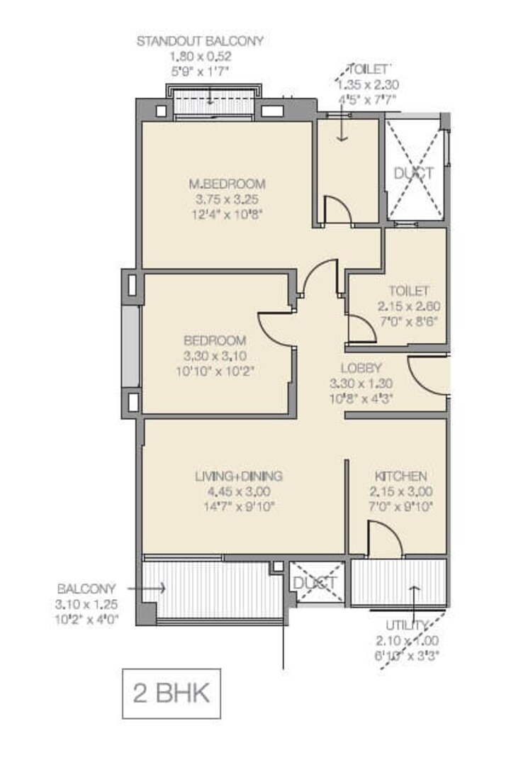 Other, godrej-prana 2 Bedroom 700 Sq.Ft. Apartment In Handewadi Pune 8604630