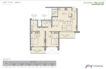  2 BHK Apartment at Godrej Rejuve, Mundhwa – for Rent