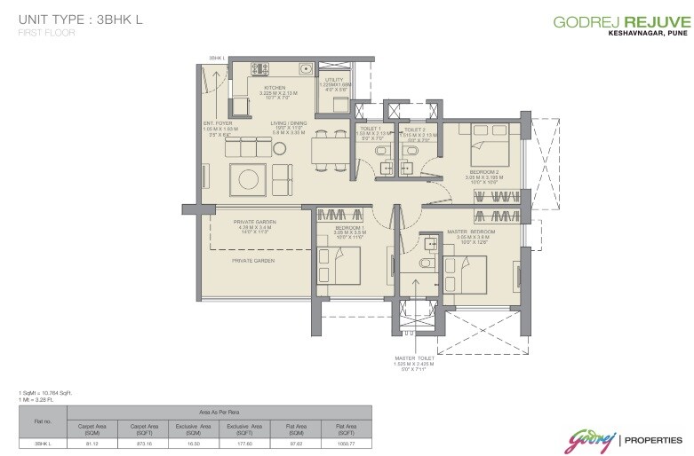 Other, mundhwa 3 Bedroom 975 Sq.Ft. Apartment In Mundhwa Pune 9152133