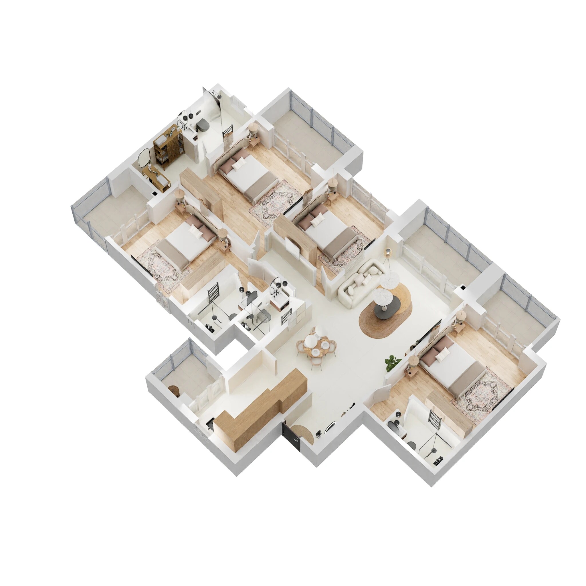 4 BHK 1726 Sq. Ft. Apartment