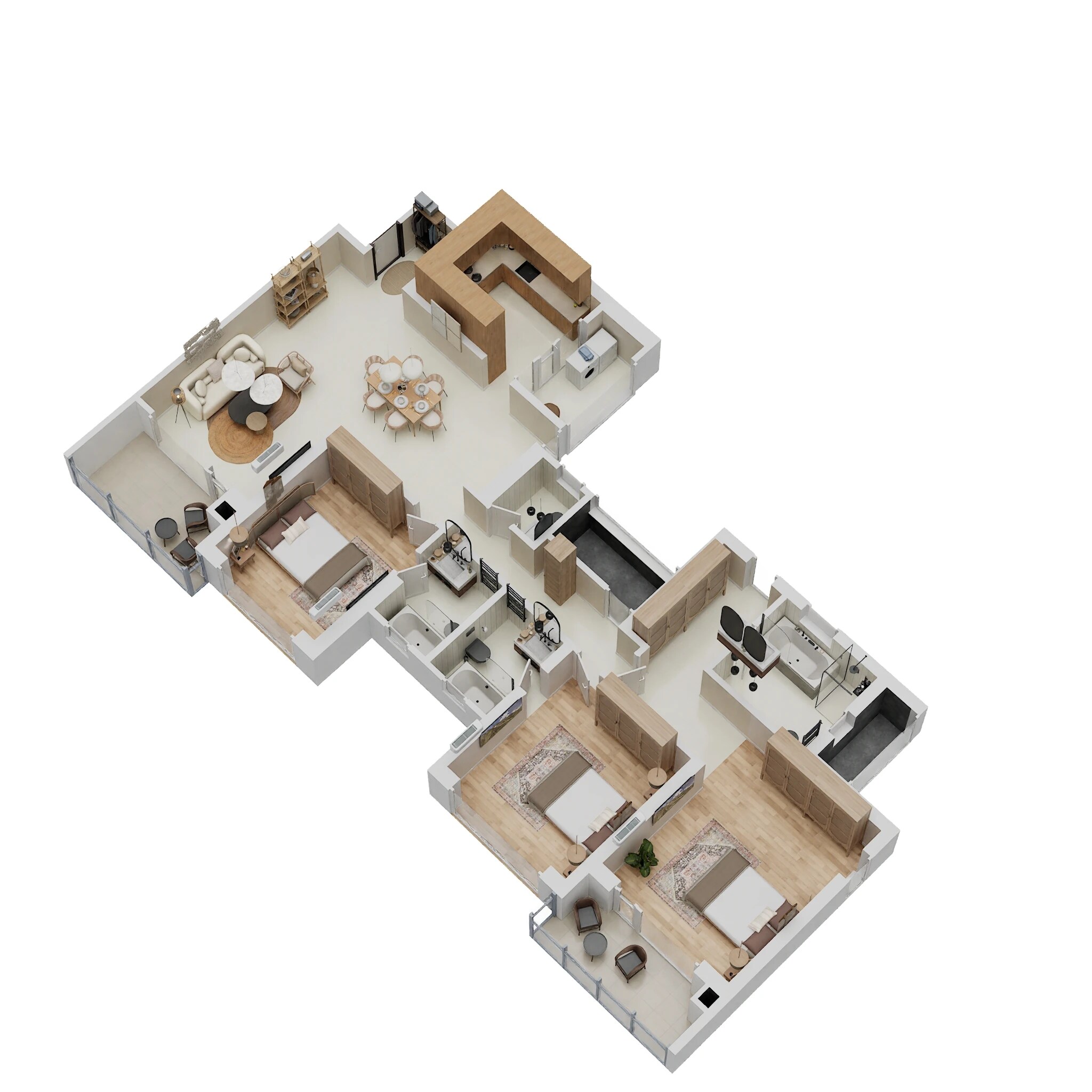 3 BHK 1688 Sq. Ft. Apartment