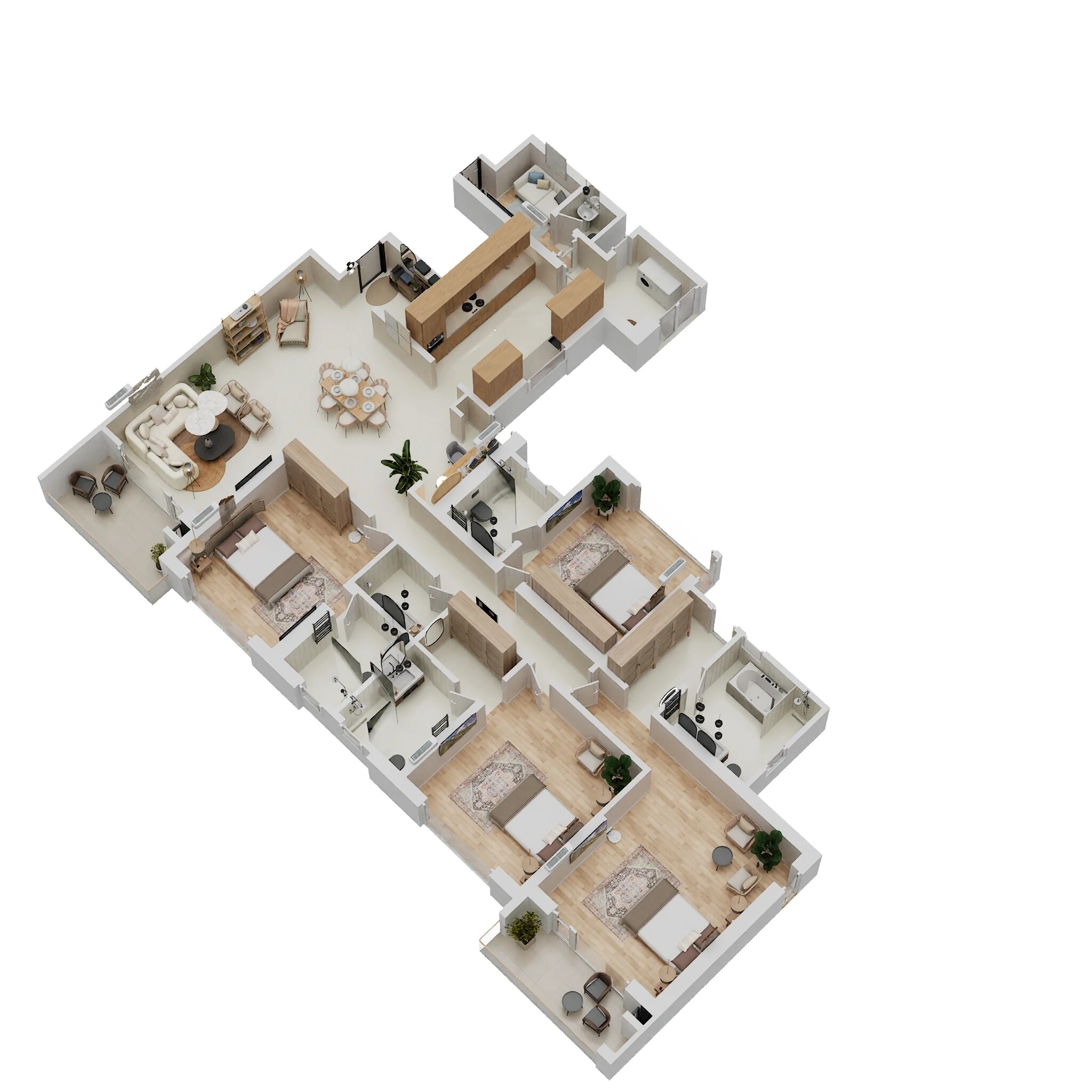 4 BHK 2304 Sq. Ft. Apartment