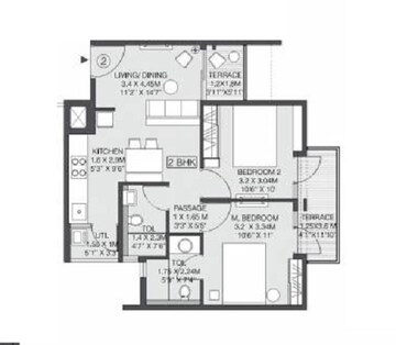  2 BHK Apartment at Godrej Sky Greens, Kharadi – for Sale