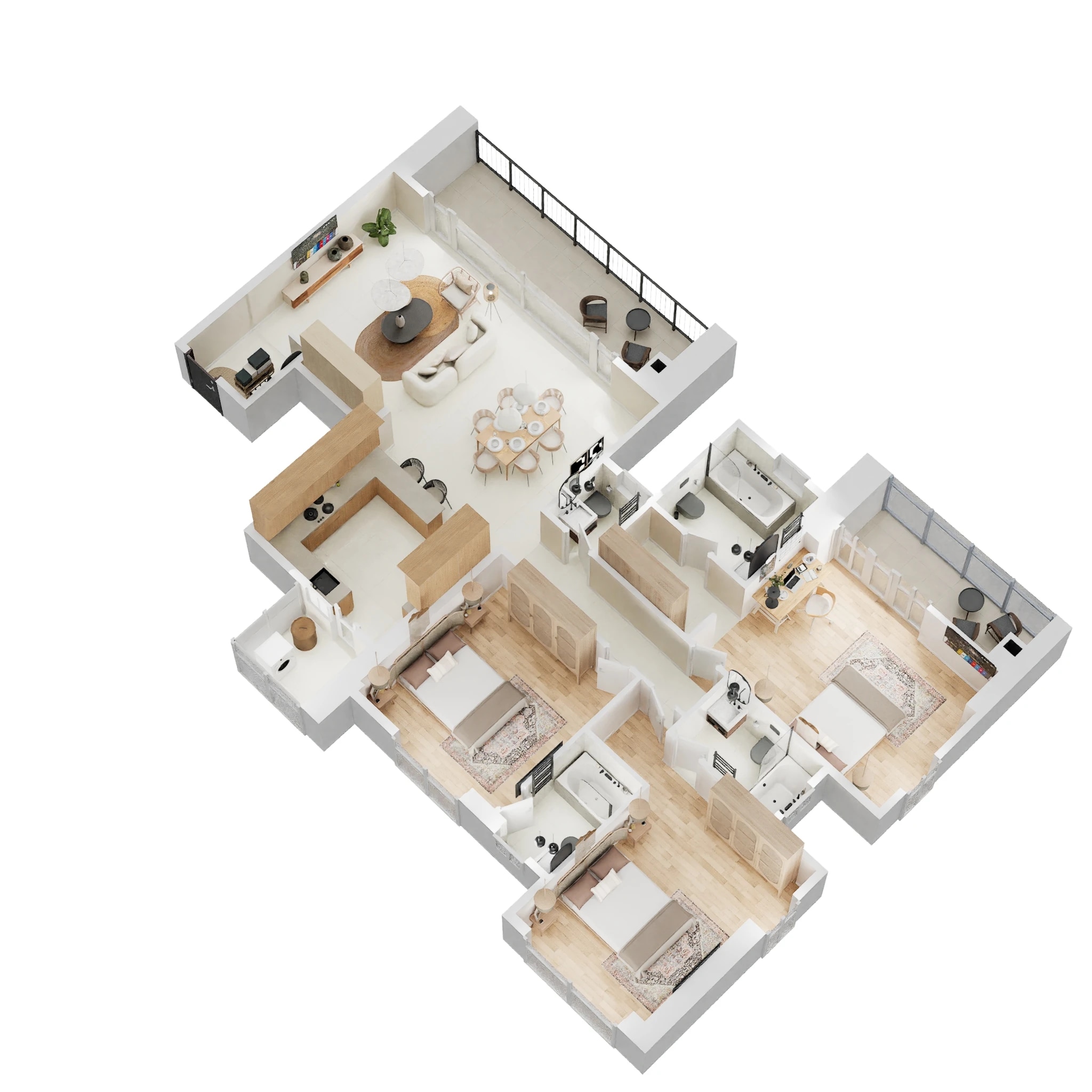 3 BHK 1548 Sq. Ft. Apartment