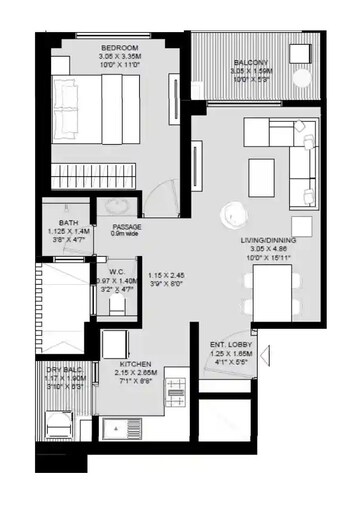  1 BHK Apartment at Godrej The Aqua Retreat, Hinjewadi – for Sale