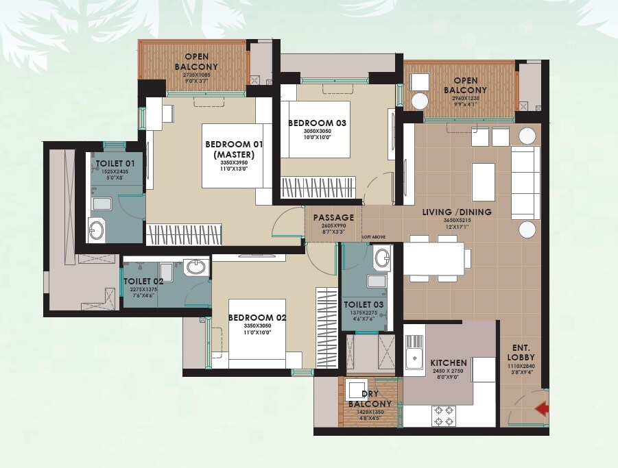  3 BHK Apartment at Godrej Woodsville, Hinjewadi – for Sale