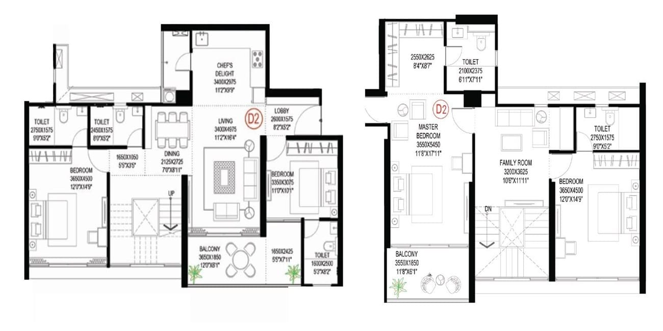 4 BHK 2079 Sq. Ft. Apartment