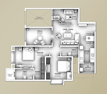  2 BHK Apartment at Goel Ganga Legend, Bavdhan – for Sale