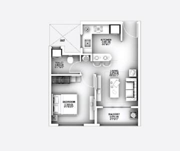  1 BHK Apartment at Goel Ganga Millennia, Undri – for Sale