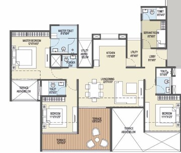  2 BHK Apartment at Goel Ganga Platino, Kharadi – for Sale