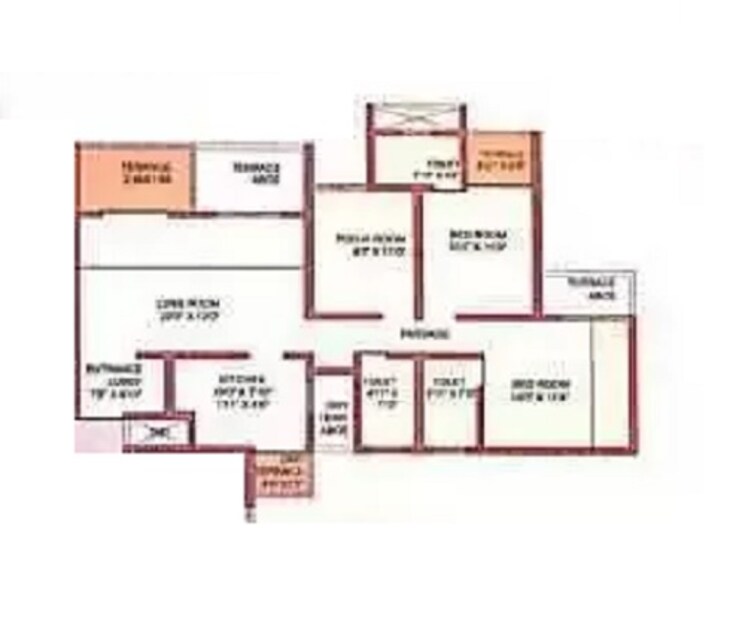 Other, goel-ganga-serio 3 Bedroom 1100 Sq.Ft. Apartment In Kharadi Pune 8730865