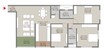 Gokhale Ganga Lahari CHS 3 BHK Layout