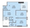 Golden Aura 2 BHK Layout