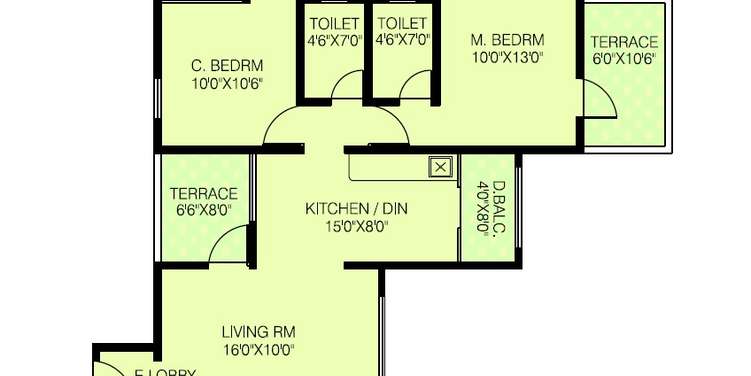 golden nest apartment 2 bhk 1037sqft 20233831193858