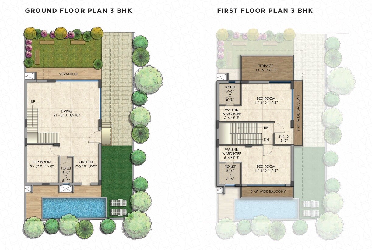 3 BHK 1375 Sq. Ft. Villa