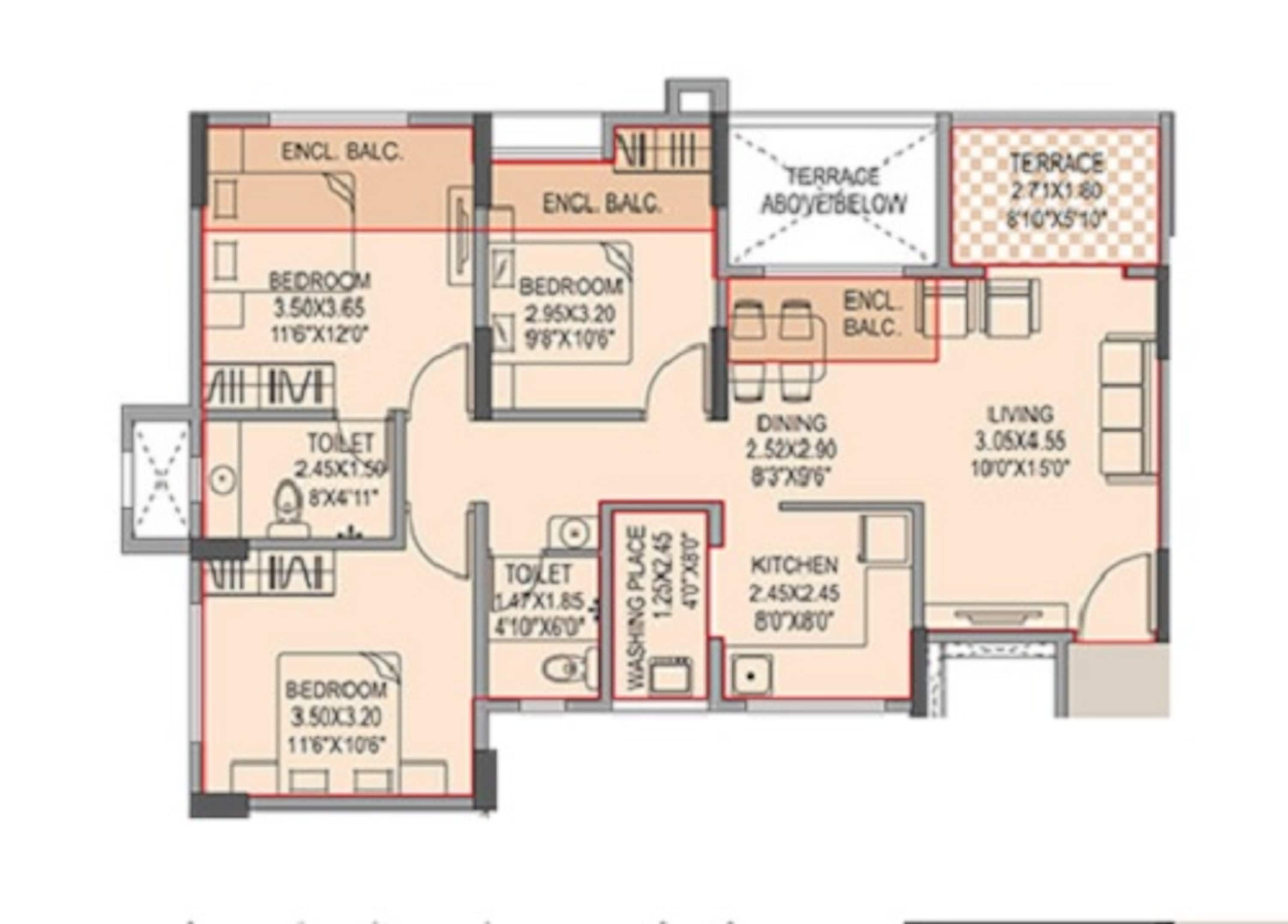 grande view 7 phase 1 apartment 3 bhk 612sqft 20222616112653