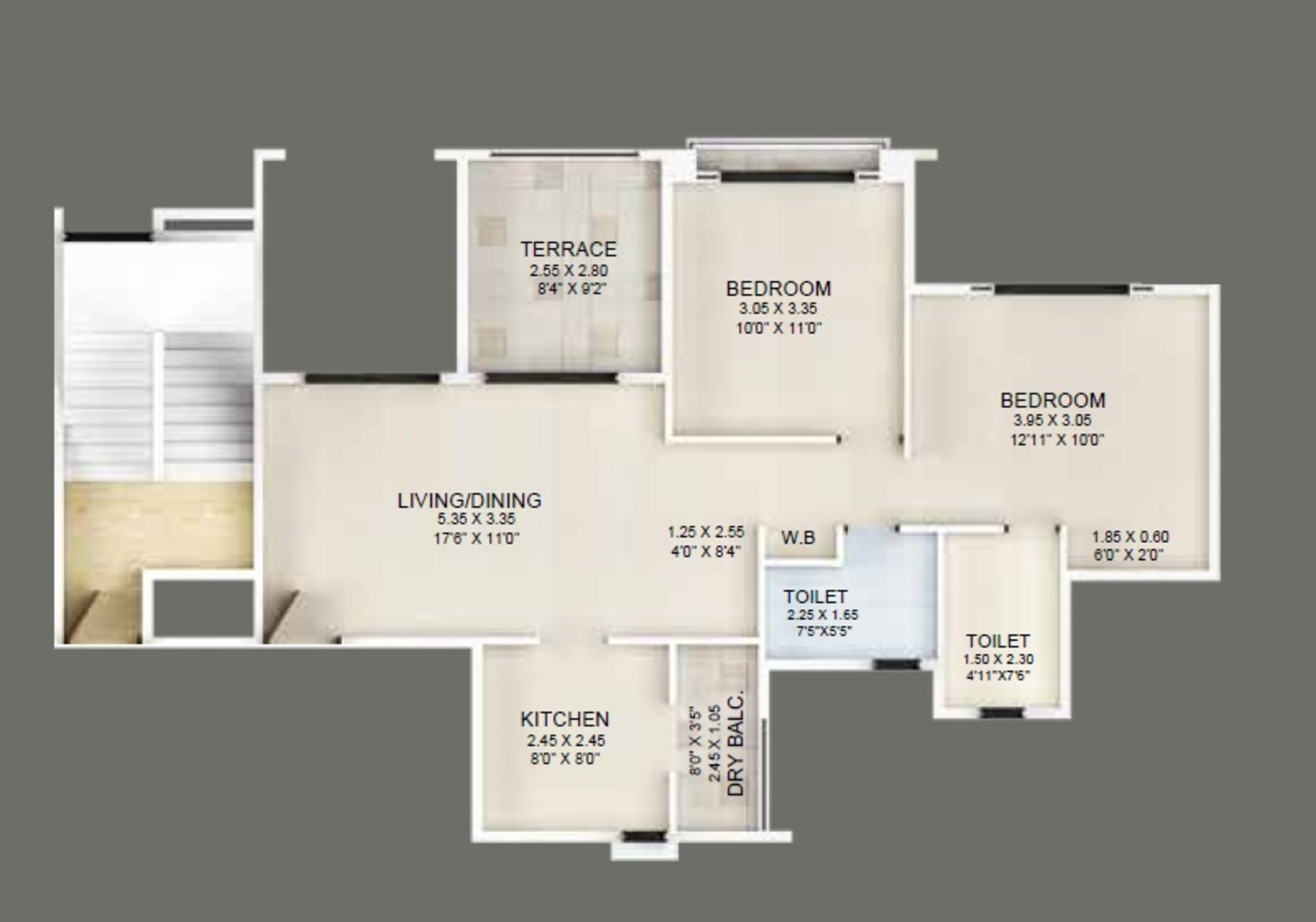 guardian eastern meadows apartment 2 bhk 541sqft 20234418124417