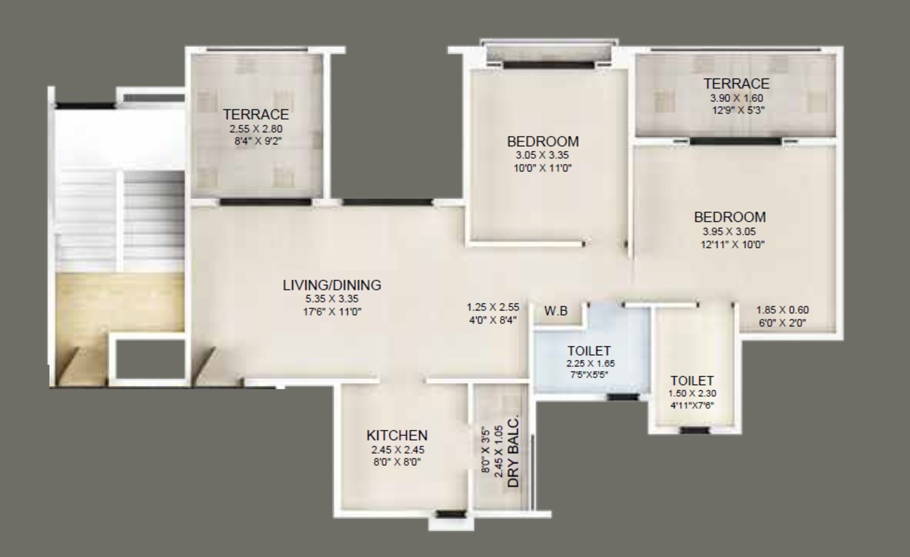 guardian eastern meadows apartment 2 bhk 565sqft 20234418124432