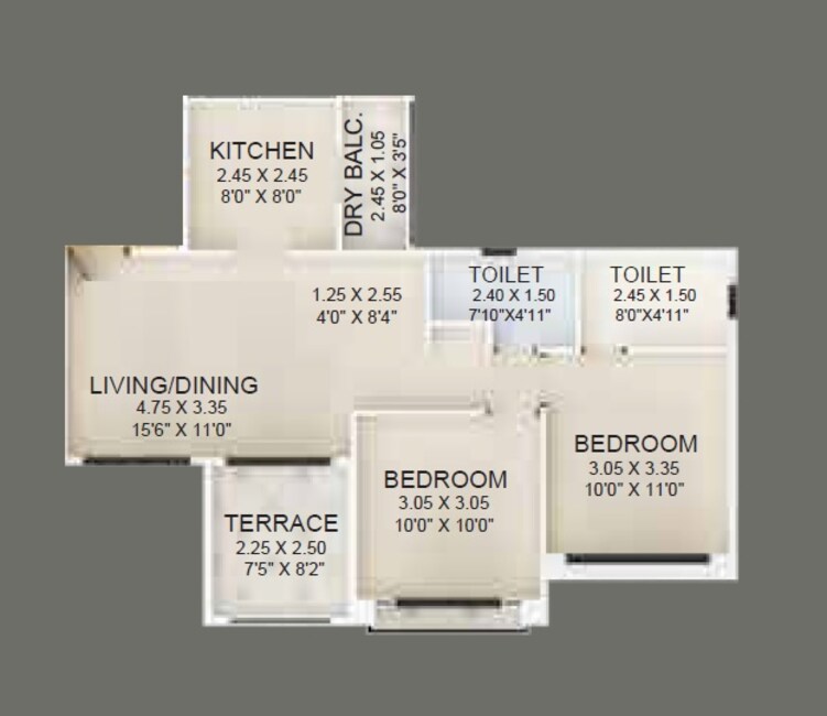 guardian eastern meadows apartment 2 bhk 594sqft 20234518124502