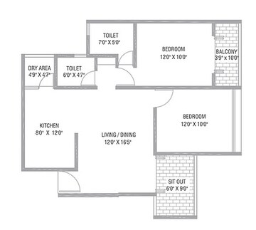  2 BHK Apartment at Guddwill Elate, Undri – for Sale