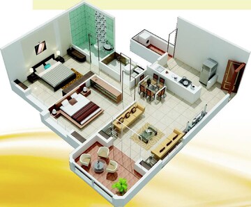  2 BHK Apartment at Gulmohar Goldcoast, Kharadi – for Rent