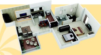 2 BHK Apartment For Rent in Gulmohar Renaissance Wagholi Pune  7423589