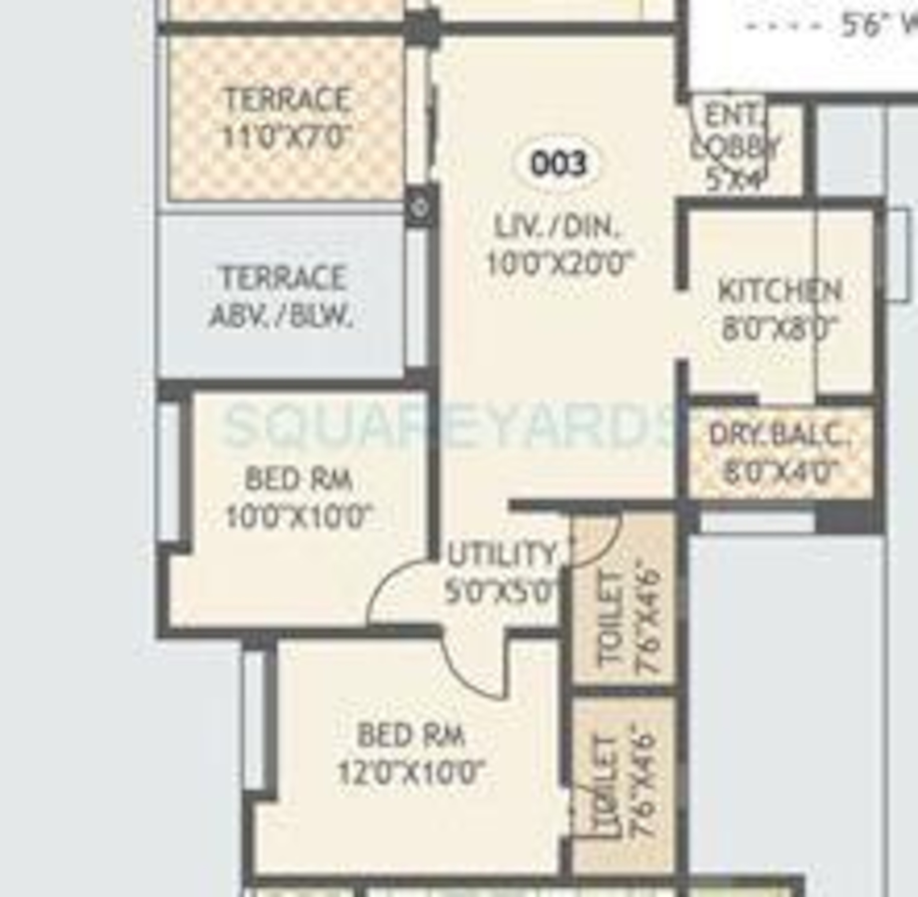 gurdian hill shire apartment 2bhk 935sqft 1