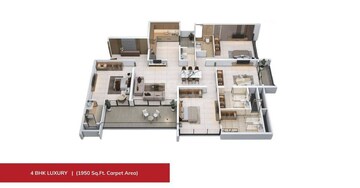  4 BHK Apartment at Holystico Astrana, Hadapsar – for Sale