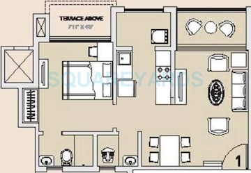  1 BHK Apartment at Hubtown Countrywoods, Kondhwa – for Sale