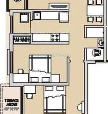 hubtown countrywoods apartment 2bhk 989sqft 10592