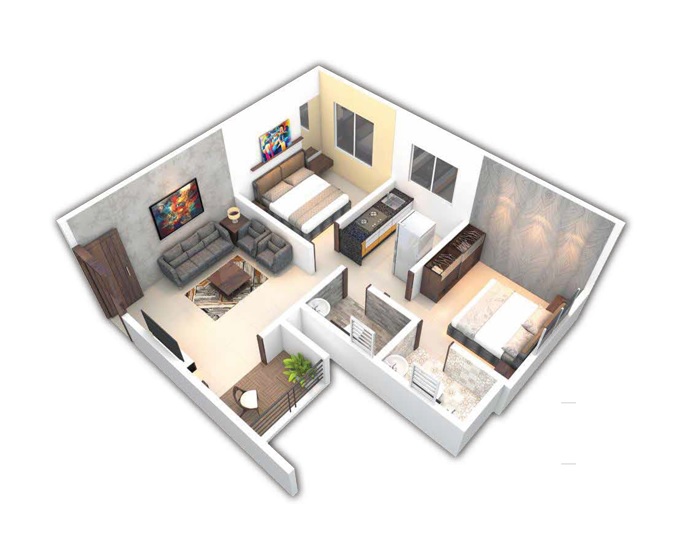 Intercontinental The Urbana Floor Plans - Chakan, Pune