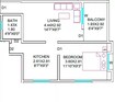Jain Kudale Royal Empire 1 BHK Layout