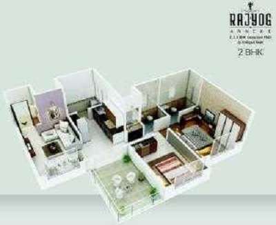 2 BHK 524 Sq. Ft. Apartment in Jhala Rajyog Annexe