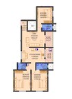 Joshi Dwarkakunj 3 BHK Layout