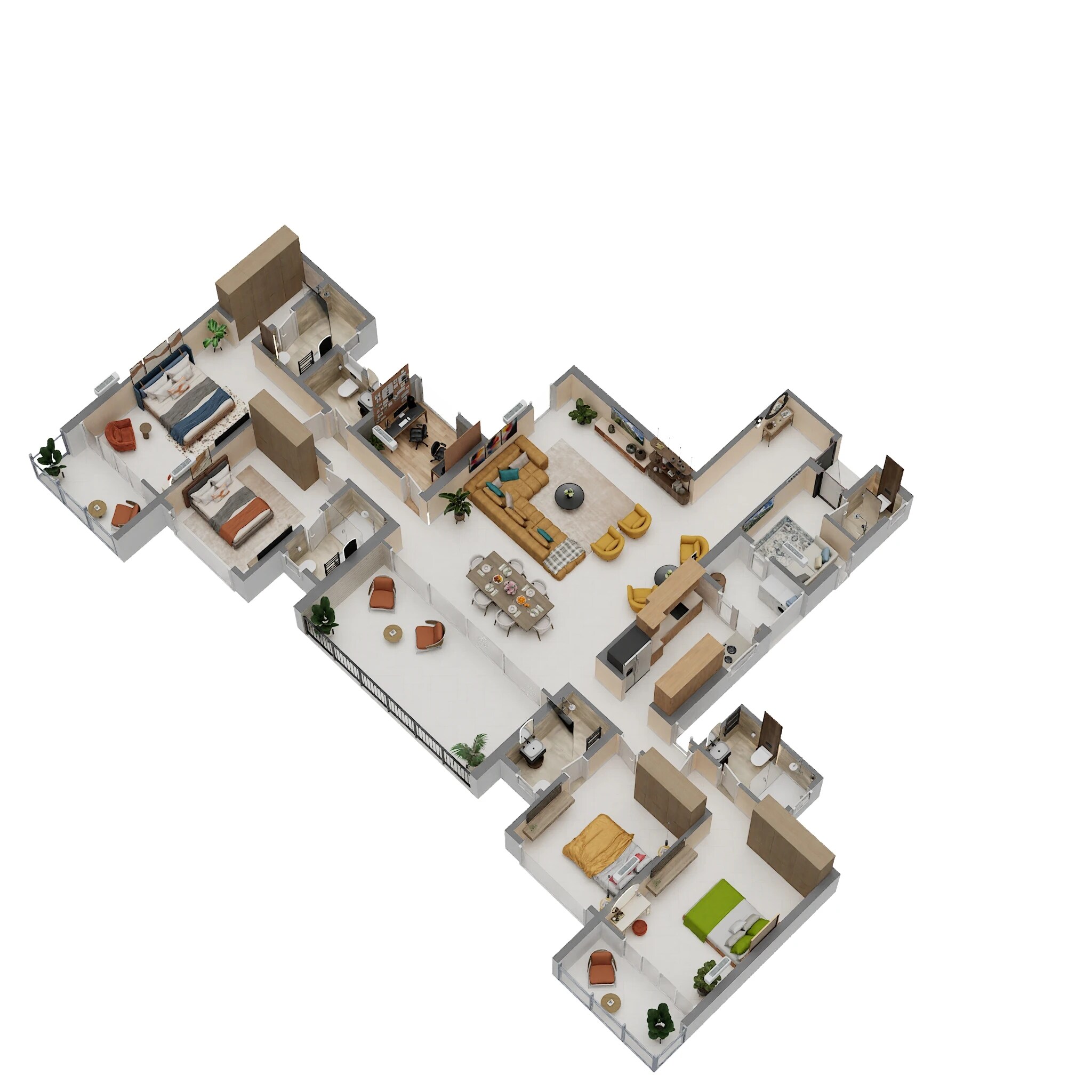 4 BHK 2400 Sq. Ft. Apartment