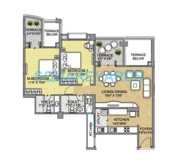  2 BHK Apartment at K Raheja Vistas Premiere, Mohammadwadi – for Rent
