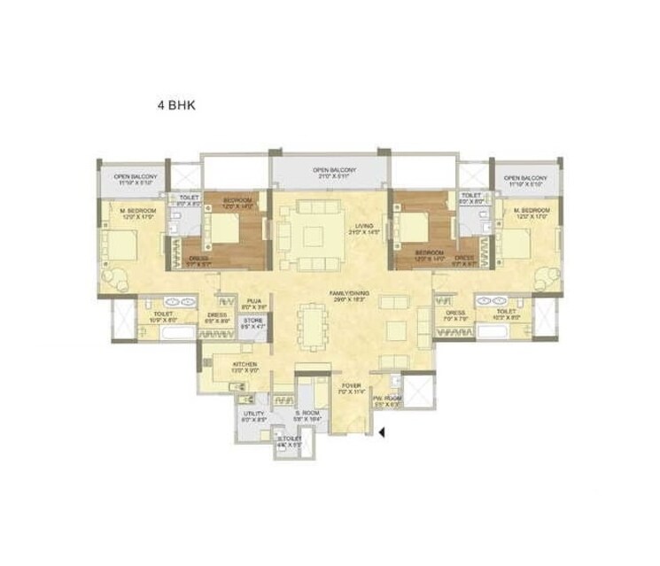 Other, k-raheja-vistas-premiere 4 Bedroom 2685 Sq.Ft. Apartment In Mohammadwadi Pune 8980911