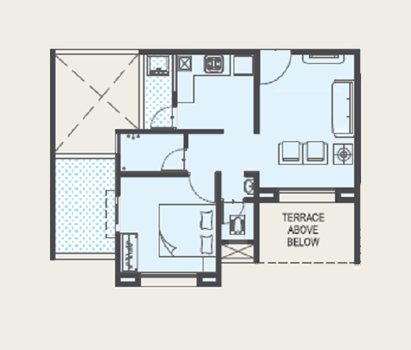 1 BHK 360 Sq. Ft. Apartment in Kalaapi Cira