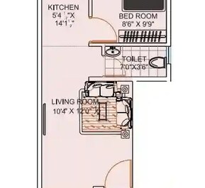 1 BHK 328 Sq. Ft. Apartment in Kalashree Nidish