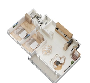 2 BHK 800 Sq. Ft. Apartment in Kalpataru Blossoms