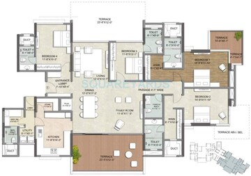 4 BHK Apartment at Kalpataru Jade Residences, Baner – for Rent