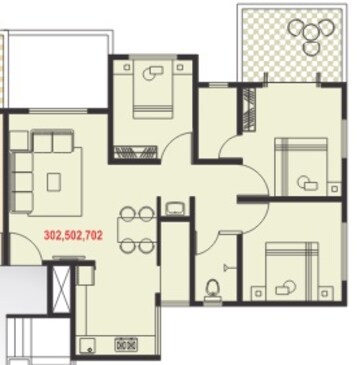  2 BHK Apartment at Kamalraj Balaji Residency, Dighi – for Sale